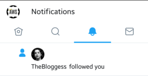 The Bloggess Followed Me