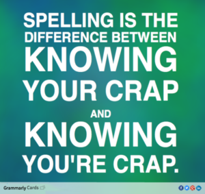 Knowing your crap