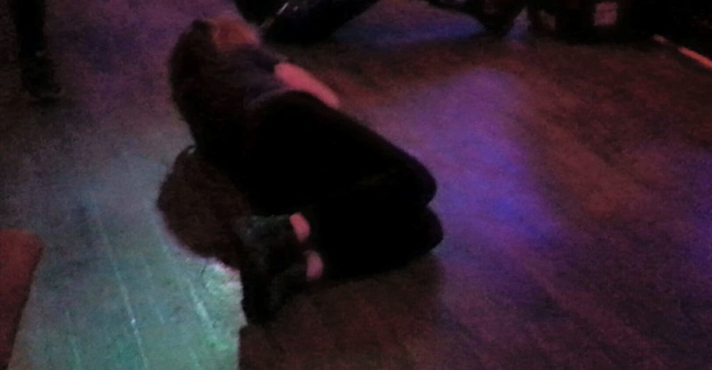 Drunk Lady on Floor