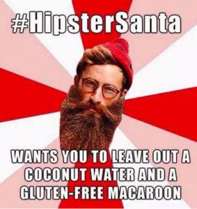 hipster santa