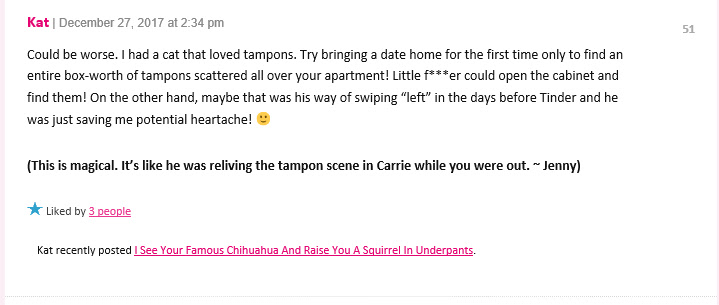tampon comment