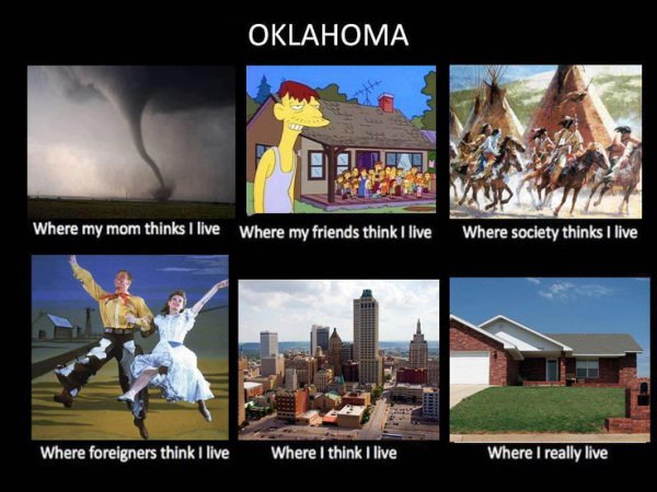 living in oklahoma