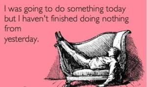 doing nothing