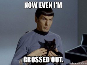 spock grossed out