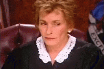 judge judy rolling eyes then face palm