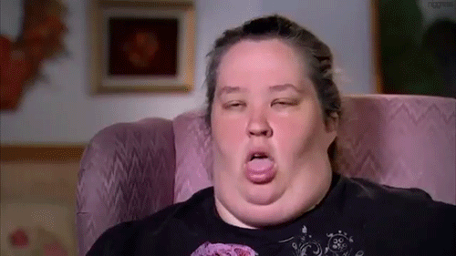 mama june breathing with her mouth open