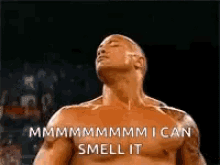 the rock smelling