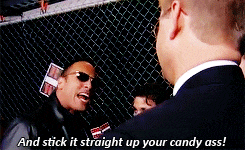 the rock stick it straight up your candy ass
