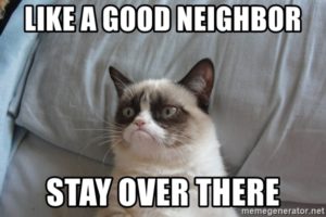 like a good neighbor