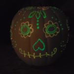 Glow pumpkin night