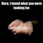 found your attention